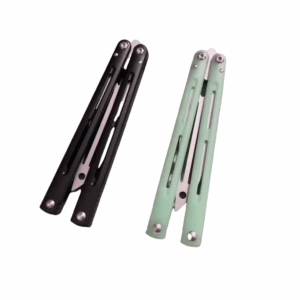 Butterfly knife trainer CNC process sleeve structure Butterfly knife Fancy non-slip handle Unsharpened practice knife,Vlindermes trainer