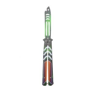 Folding, unsharpened butterfly knife for outdoor use, CSGO butterfly knife,Vlindermes trainer