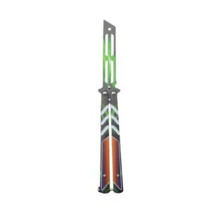 Folding, unsharpened butterfly knife for outdoor use, CSGO butterfly knife,Vlindermes trainer