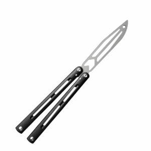 Butterfly knife trainer CNC process sleeve structure Butterfly knife Fancy non-slip handle Unsharpened practice knife,Vlindermes trainer